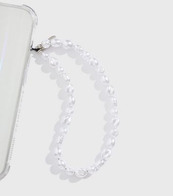 Skinnydip Faux Pearl Phone Strap