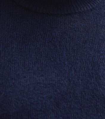 Maternity Navy Crew Neck Jumper