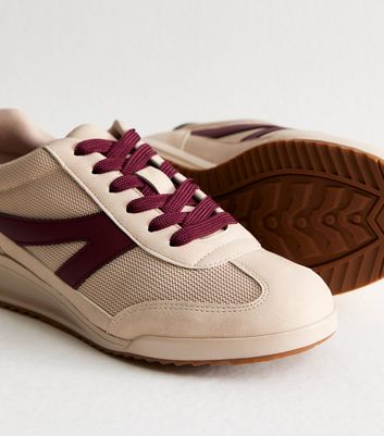 Stone Faux Leather Wedge Trainers 3 Stone Faux Leather Wedge Trainers