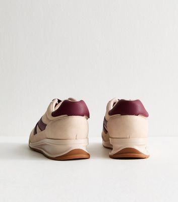 Stone Faux Leather Wedge Trainers 4 Stone Faux Leather Wedge Trainers