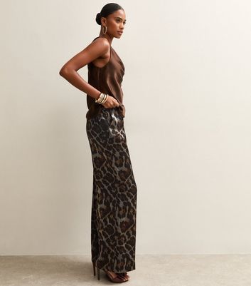 Silver Soft Touch Animal Print Wide Leg Trousers 3 Silver Soft Touch Animal Print Wide Leg Trousers