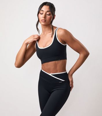 Gym King Black Contrast Trim Tank Top