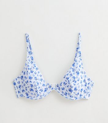 White Floral Print Bikini Top 5 White Floral Print Bikini Top