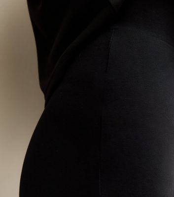 Tall Black High Waist Stretch Kick Flare Leggings 5 Tall Black High Waist Stretch Kick Flare Leggings