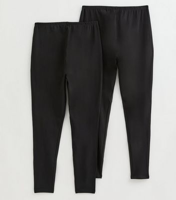Maternity Pack Of 2 Black Leggings