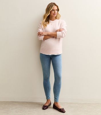 Maternity Blue Lift & Shape Jenna Jeans