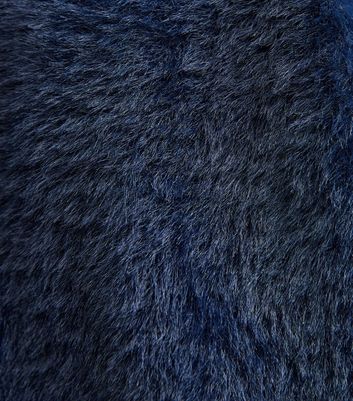 Blue Fluffy Knit Relaxed Fit Jumper 5 Blue Fluffy Knit Relaxed Fit Jumper