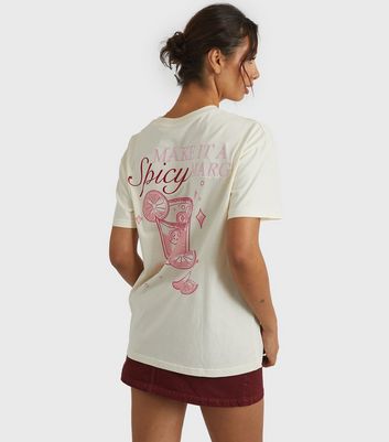 Skinnydip Off White Spicy Margs T-Shirt