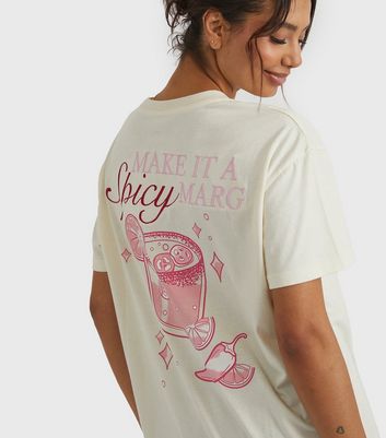 Skinnydip Off White Spicy Margs T-Shirt 5 Skinnydip Off White Spicy Margs T-Shirt