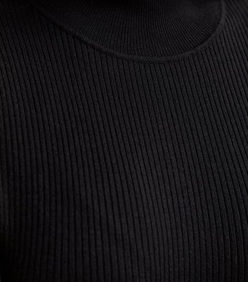 Curves Black Ribbed Button Detail Top 5 Curves Black Ribbed Button Detail Top