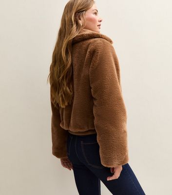 Tan Faux Fur Bomber Jacket 7 Tan Faux Fur Bomber Jacket