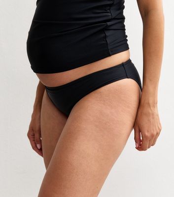 Maternity Black Bikini Bottoms