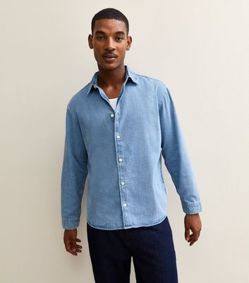 Jack & Jones Light Blue Regular Denim Long Sleeve Shirt 3 Jack & Jones Light Blue Regular Denim Long Sleeve Shirt