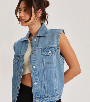 Urban Bliss Blue Denim Gilet