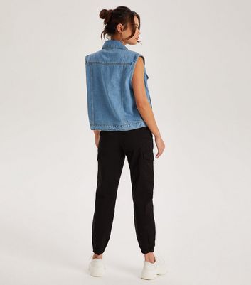 Urban Bliss Blue Denim Gilet 4 Urban Bliss Blue Denim Gilet