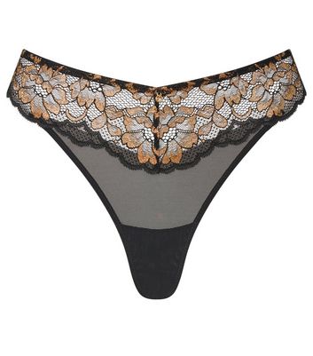 Ann Summers Bronze Lace Thong 5 Ann Summers Bronze Lace Thong