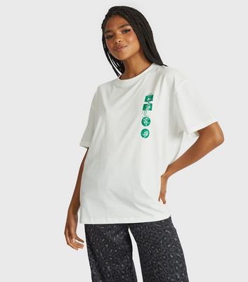 Skinnydip White Donald Duck Poster Print T-Shirt