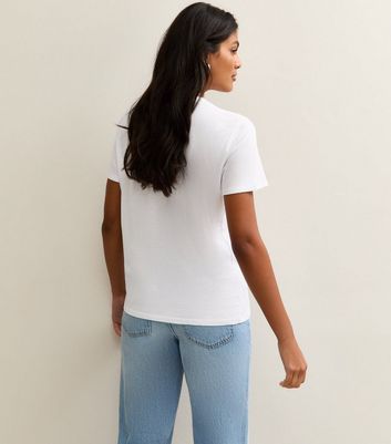 White Mon Cherie Cherry Print Relaxed T-Shirt 4 White Mon Cherie Cherry Print Relaxed T-Shirt