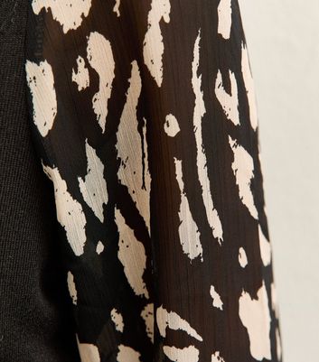 Black Soft Touch Contrast Sleeve Top 5 Black Soft Touch Contrast Sleeve Top