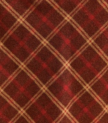 Red Checked Mini Skirt