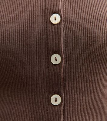 Brown Button Through Long Sleeve Top 5 Brown Button Through Long Sleeve Top