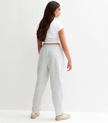 Girls Grey Barrel Leg Joggers 4 Girls Grey Barrel Leg Joggers