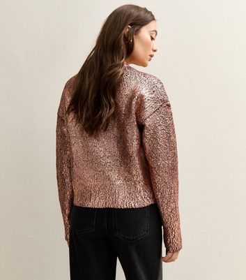 Bronze Foil Print Jumper 4 Bronze Foil Print Jumper