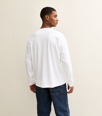 White Oversized Long Sleeve Top 4 White Oversized Long Sleeve Top