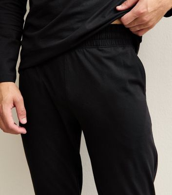 Black Slim Fit Pyjama Set 4 Black Slim Fit Pyjama Set