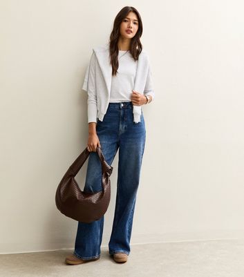 Grey Long Sleeve Crew Neck Top