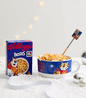 Kelloggs Blue Frosties Mug and Cereal Box Set
