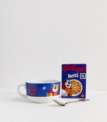 Kelloggs Blue Frosties Mug and Cereal Box Set 3 Kelloggs Blue Frosties Mug and Cereal Box Set