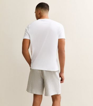 Grey Marl Regular Drawstring Shorts 4 Grey Marl Regular Drawstring Shorts